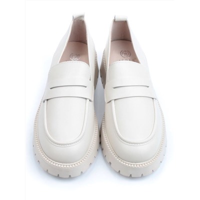 03-XR183/2 BEIGE Лоферы женские (натуральная и искусственная кожа)