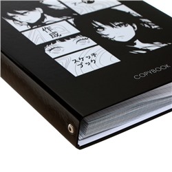 Тетрадь на кольцах A5, 80 листов в клетку, Calligrata «Аниме»