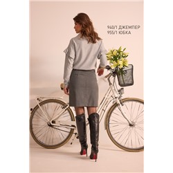 NiV NiV fashion 940/1 светло-серый, Джемпер