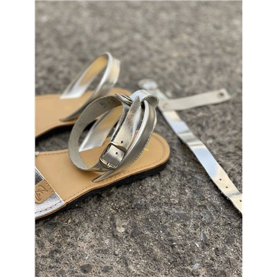 AB. Zapatos 3204 plata+PELLE-007-17 plata АКЦИЯ