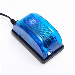 Компрессор для аквариума JINGYE BS-310, прозрачный корпус, 3 л/мин, 2.5 Вт