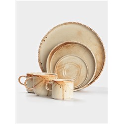 Кружка Magistro Organic brown, 200 мл, фарфор, бежевая