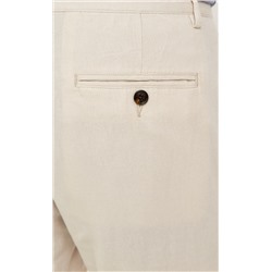 Брюки льняные мужские P111-0852 светло-бежевые