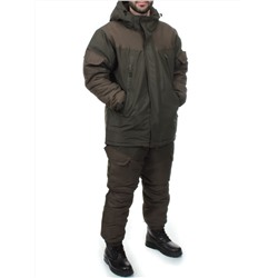 DY002 KHAKI Костюм охотника зимний (холлофайбер на -40 мороз)