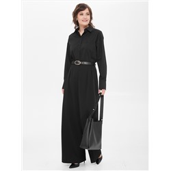 Блузка чёрная с карманом