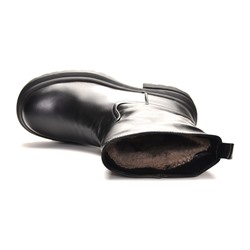 998 Fashion A5351-МП/Z Ботинки женские чер иск кожа, подклад нат шерсть
