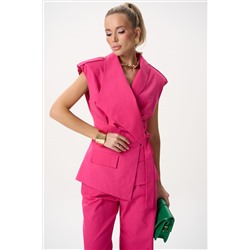 Жилет Яркое лето (фуксия)