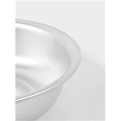 Таз алюминиевый, 14 л, d=45 см, толщина 1.75 мм, серебристый