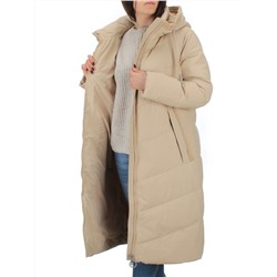 126 BEIGE Пальто зимнее женское (200 гр. холлофайбер)