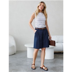 Шорты из костюмной ткани