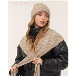 LS 57 PL 57 Комплект женский флис (колпак+косынка) (56-58)