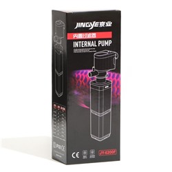 Фильтр внутренний JINGYE JY-6200F, двухсекционный, 600 л/ч, 10 Вт