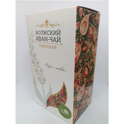 ВОЛЖСКИЙ Иван-Чай листовой ферментированный, сбор "ТИБЕТСКИЙ",60 гр. коробка