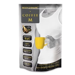 Кофе для мужчин с протеином и женьшенем Body Shape Coffee M 150 гр (10 саше x 15 гр) 1