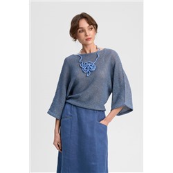 Бусы — А33 голубой