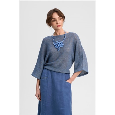 Бусы — А33 голубой