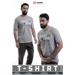 Футболка мужская 55183KR Samo светло-серый