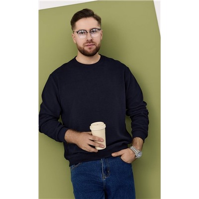 Свитшот F421-07-3201 d.blue