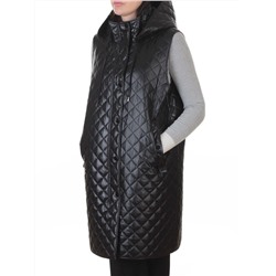 802 BLACK Жилет утепленный женский (50 гр. синтепон)