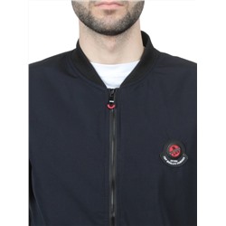 EM25056-2 DARK BLUE Куртка-бомбер мужская демисезонная (100 гр. синтепон)