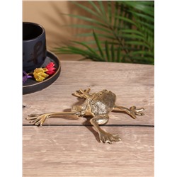 Подставка под благовония «Лягушка», 15×16×3.5 см, латунь