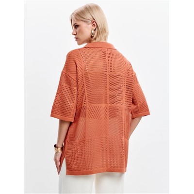 Рубашка ELODIE, Терракот