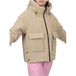 288 BEIGE Куртка зимняя облегченная женская (верблюжья шерсть)