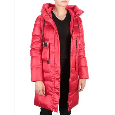 6809 RED Пальто зимнее женское KARERSITER (200 гр. холлофайбер)