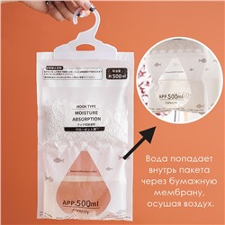 Осушитель для помещений и шкафов подвесной, поглотитель влаги