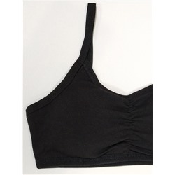 4408-02 Топ для девочки подростковый черный (BAYKAR)