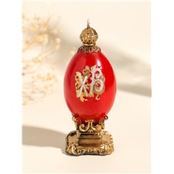 Свеча декоративная «Пасхальное яйцо на подставке», 5×11 см, 97 г