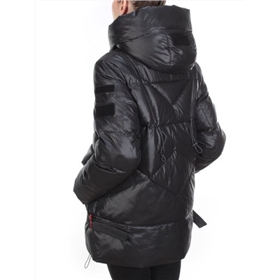 8912 BLACK Куртка зимняя женская CORUSKY (200 гр. холлофайбера)