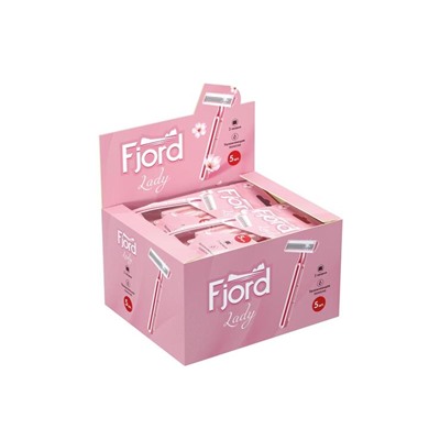 Станки одноразовые Lady, 5 шт «Fjord», 40 г (упаковка 20 шт)