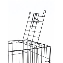 Клетка для собак 61×42×50 см, чёрная