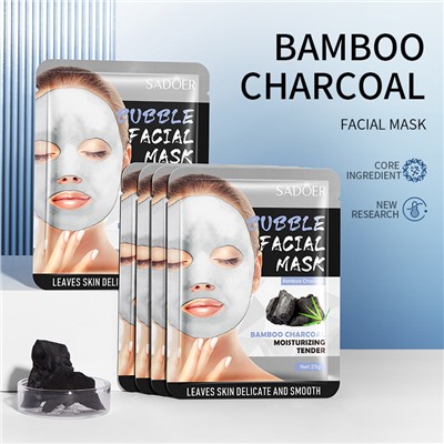 Кислородная маска Sadoer BAMBOO CHARCOAL
