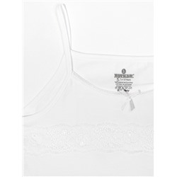 4212-01 Майка для девочки белая (BAYKAR)