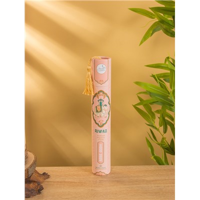 Благовония в тубусе «Роза», 30 штук с деревянной подставкой