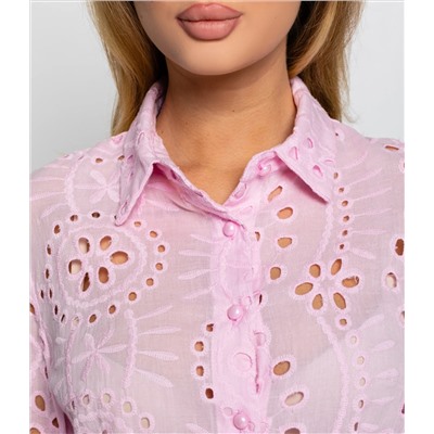Блуза #ОКТ086009, розовый