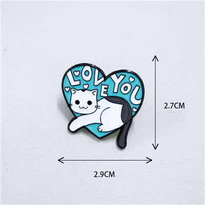 Металлический значок "Котя Love You"