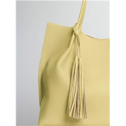 Женская кожаная сумка Richet 2055LN 895 Желтый