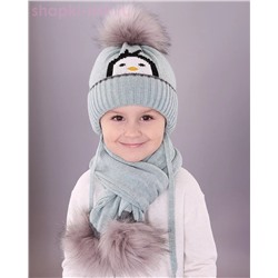 03-60-D Комплект детский (шапка+шарф) (48-50)