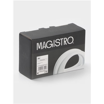 Салфетница Magistro «Бланш», 13×3.5×8 см, фарфор, белая