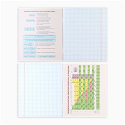 Тетрадь в клетку, предметная, 36 л., на скрепке, блок №1 «Исторические личности. Химия»
