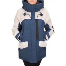 M - 2185 DARK BLUE Куртка зимняя женская MEAJIATEER (200 гр. био-пух)