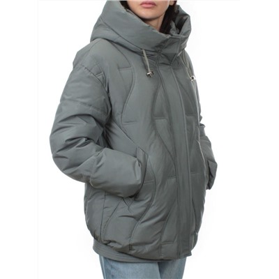 8887 GRAY Куртка зимняя женская (холлофайбер 200 гр.)
