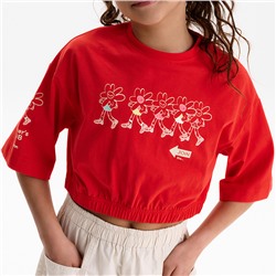 GFTY3388 футболка-топ для девочек (1 шт в кор.)