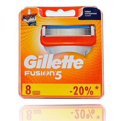 Gillette FUSION (8шт) RusPack orig