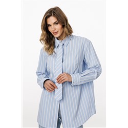 Блуза EOLA 3049 голубой_в_полоску