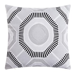 Наволочка декоративная «Этель» Circle black, 40×40 см, 100% хлопок