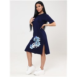 Антуриум - туника чернильный